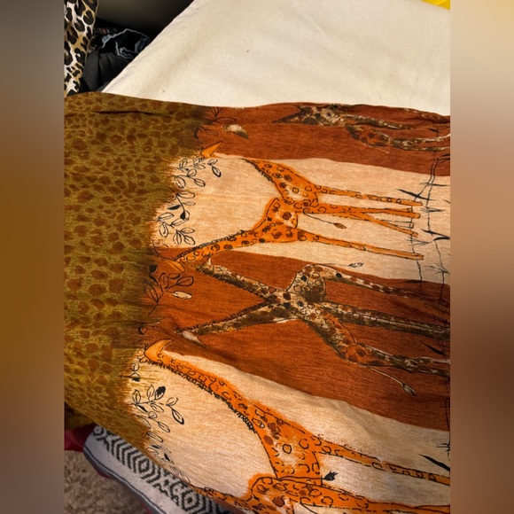 Vintage plus size animal print maxi - Picture 6 of 7